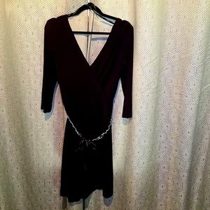 dBy ltd black v neck dress size 10 NWOT